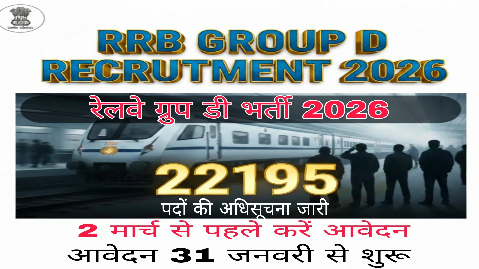 RRB Group D Recruitment 2026 Details Notification