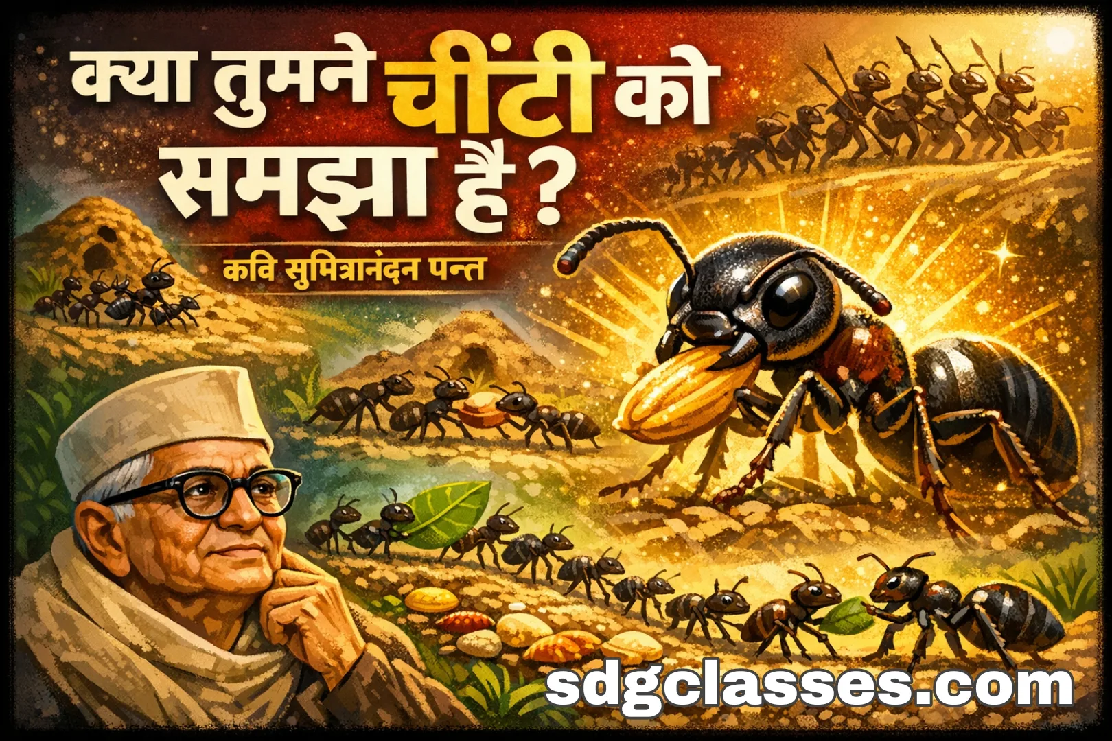 chiti ki Vyakhya sumitranand pant