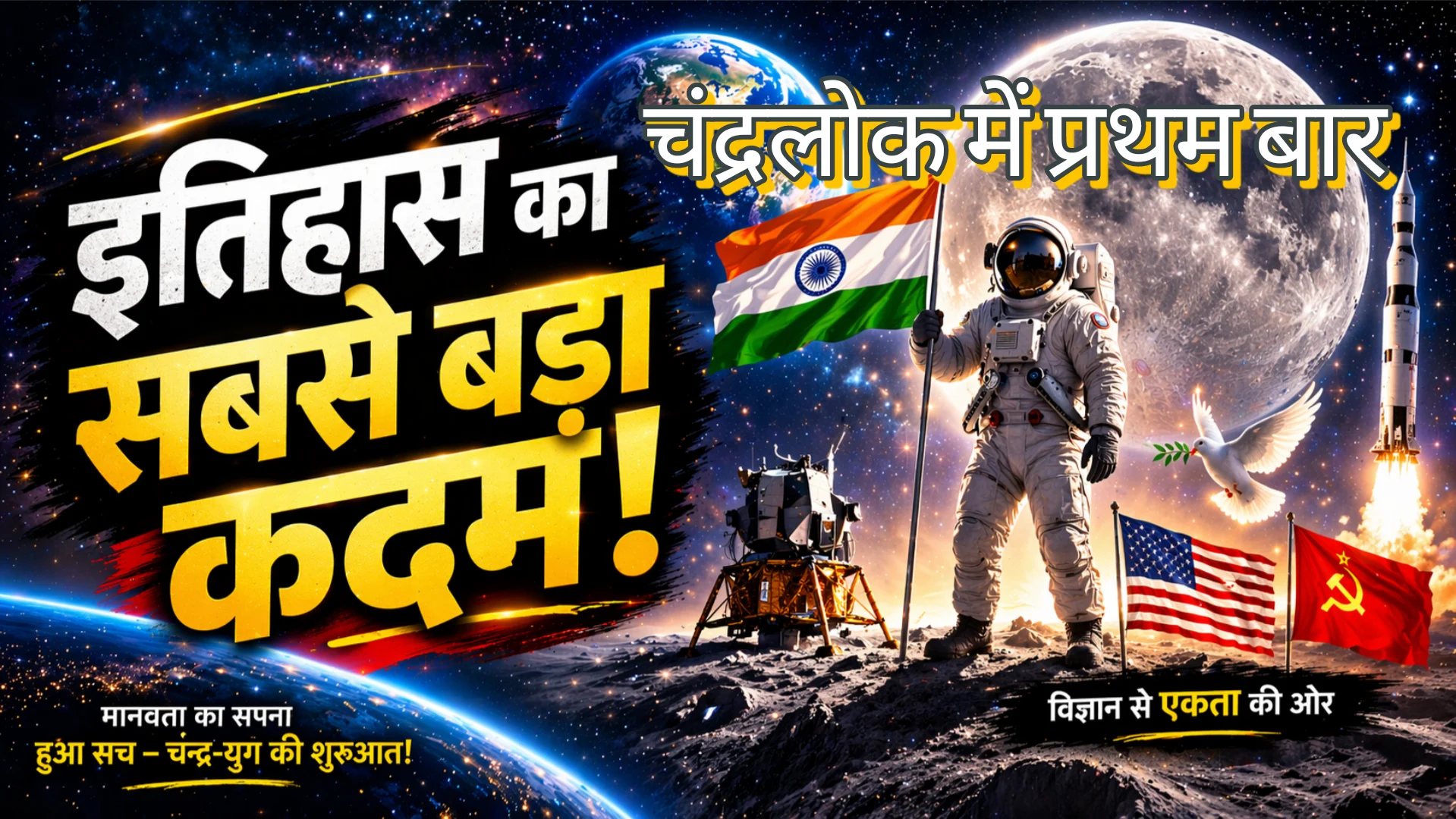 Chandralok mein pratham bar