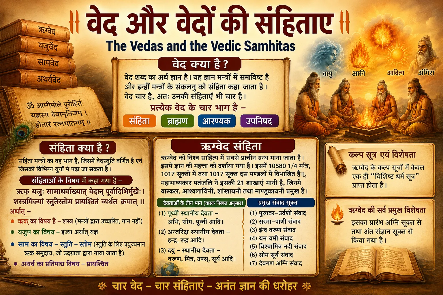 Learn Vedas online and Rigveda interesting facts