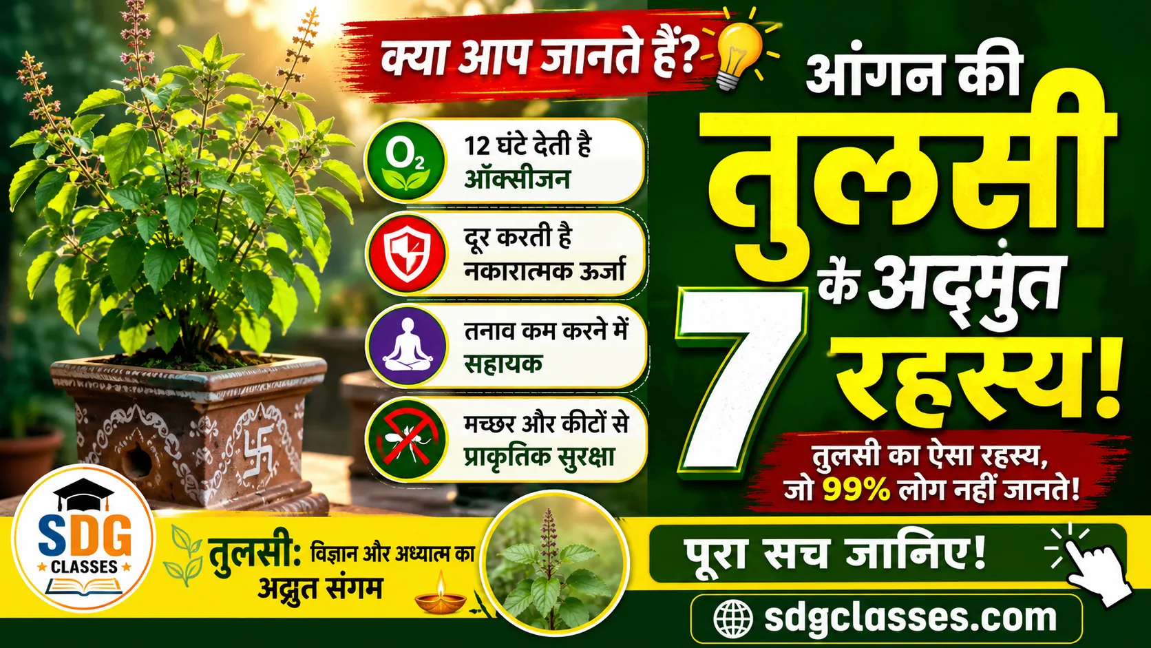 Tulsi Plant Benefits in Hindi