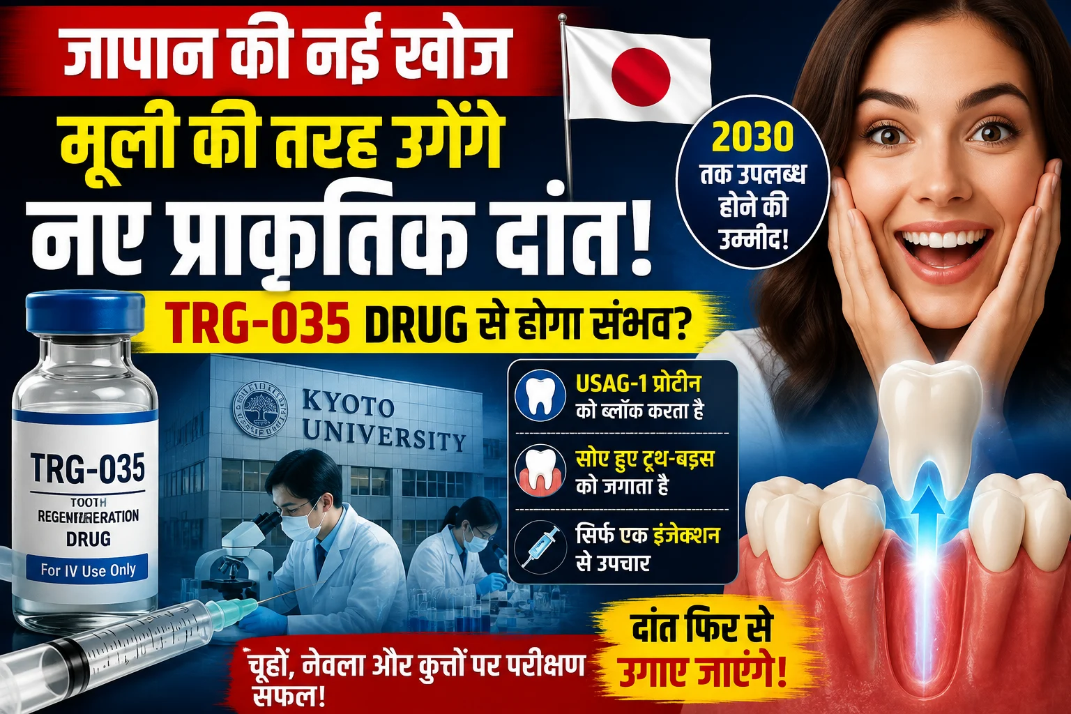 Japan Tooth Regrowth Drug TRG-035