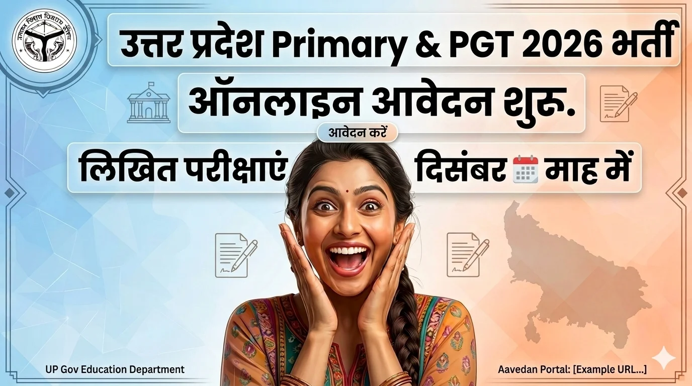 UP Primary & UP PGT 2026 Vacancy